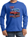 Kids Ford T-shirt 1977 Mustang Youth Long Sleeve - Yoga Clothing for You