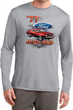 Ford T-Shirt 1977 Mustang Moisture Wicking Long Sleeve - Yoga Clothing for You