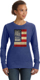 Ladies USA Sweatshirt Home of the Brave - Yoga Clothing for You