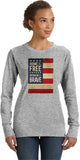 Ladies USA Sweatshirt Home of the Brave - Yoga Clothing for You