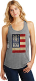 Ladies USA Tank Top Home of the Brave Racerback - Yoga Clothing for You