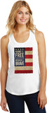Ladies USA Tank Top Home of the Brave Racerback - Yoga Clothing for You