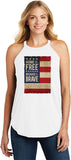Ladies USA Tank Top Home of the Brave Tri Rocker Tanktop - Yoga Clothing for You