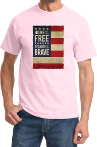 USA T-shirt Home of the Brave Tee - Yoga Clothing for You
