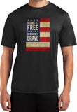 USA T-shirt Home of the Brave Moisture Wicking Tee - Yoga Clothing for You