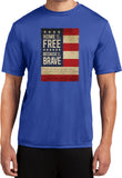 USA T-shirt Home of the Brave Moisture Wicking Tee - Yoga Clothing for You