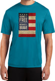 USA T-shirt Home of the Brave Moisture Wicking Tee - Yoga Clothing for You