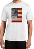 USA T-shirt Home of the Brave Moisture Wicking Tee - Yoga Clothing for You