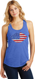 Ladies USA Tank Top Patriotic Lips Racerback Tanktop - Yoga Clothing for You
