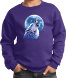 Kids Wolf and Moon Sweatshirt Call of the Wild - Yoga Clothing for You