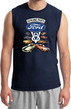 Ford Mustang T-shirt V8 Collection Muscle Tee - Yoga Clothing for You