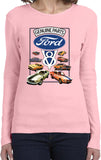 Ladies Ford Mustang T-shirt V8 Collection Long Sleeve - Yoga Clothing for You