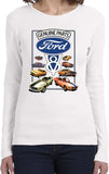 Ladies Ford Mustang T-shirt V8 Collection Long Sleeve - Yoga Clothing for You