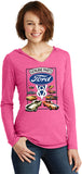 Ladies Ford Mustang T-shirt V8 Collection Tri Blend Hoodie - Yoga Clothing for You