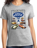 Ladies Ford Mustang T-shirt V8 Collection - Yoga Clothing for You