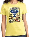Ladies Ford Mustang T-shirt V8 Collection - Yoga Clothing for You