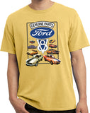 Ford Mustang T-shirt V8 Collection Pigment Dyed Tee - Yoga Clothing for You