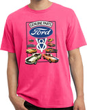 Ford Mustang T-shirt V8 Collection Pigment Dyed Tee - Yoga Clothing for You