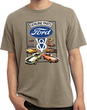 Ford Mustang T-shirt V8 Collection Pigment Dyed Tee - Yoga Clothing for You