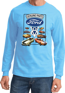 Ford Mustang T-shirt V8 Collection Long Sleeve - Yoga Clothing for You