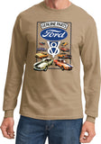 Ford Mustang T-shirt V8 Collection Long Sleeve - Yoga Clothing for You