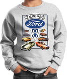 Kids Ford Mustang Sweatshirt V8 Collection - Yoga Clothing for You