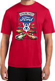 Ford Mustang T-shirt V8 Collection Moisture Wicking Tee - Yoga Clothing for You