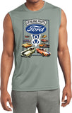 Ford Mustang T-shirt V8 Collection Sleeveless Competitor Tee - Yoga Clothing for You