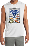 Ford Mustang T-shirt V8 Collection Sleeveless Competitor Tee - Yoga Clothing for You