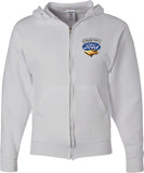 Ford Mustang Full Zip Hoodie Genuine Parts Pocket Print - Yoga Clothing for You