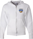 Ford Mustang Full Zip Hoodie Genuine Parts Pocket Print - Yoga Clothing for You