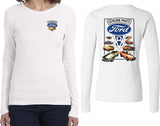 Ladies Ford Mustang T-shirt V8 Collection Front and Back Long Sleeve - Yoga Clothing for You