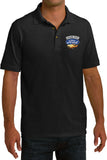 Ford Mustang Pique Polo Genuine Parts Pocket Print - Yoga Clothing for You