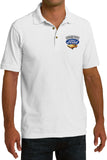 Ford Mustang Pique Polo Genuine Parts Pocket Print - Yoga Clothing for You
