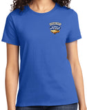 Ladies Ford Mustang T-Shirt Genuine Parts Pocket Print - Yoga Clothing for You