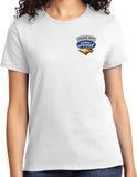 Ladies Ford Mustang T-Shirt Genuine Parts Pocket Print - Yoga Clothing for You