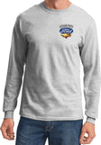 Ford Mustang T-shirt Genuine Parts Pocket Print Long Sleeve - Yoga Clothing for You