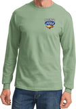 Ford Mustang T-shirt Genuine Parts Pocket Print Long Sleeve - Yoga Clothing for You