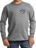 Kids Ford Mustang Shirt Genuine Parts Pocket Print Youth Long Sleeve - Yoga Clothing for You