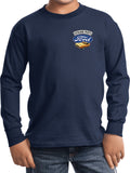 Kids Ford Mustang Shirt Genuine Parts Pocket Print Youth Long Sleeve - Yoga Clothing for You