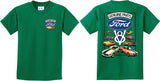 Kids Ford Mustang T-shirt V8 Collection Front and Back - Yoga Clothing for You