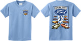 Kids Ford Mustang T-shirt V8 Collection Front and Back - Yoga Clothing for You