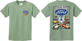 Kids Ford Mustang T-shirt V8 Collection Front and Back - Yoga Clothing for You