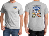 Ford Mustang T-shirt V8 Collection Front and Back - Yoga Clothing for You