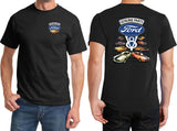 Ford Mustang T-shirt V8 Collection Front and Back - Yoga Clothing for You