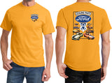Ford Mustang T-shirt V8 Collection Front and Back - Yoga Clothing for You