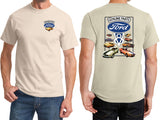 Ford Mustang T-shirt V8 Collection Front and Back - Yoga Clothing for You