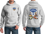 Ford Mustang Hoodie V8 Collection Front and Back - Yoga Clothing for You