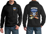 Ford Mustang Hoodie V8 Collection Front and Back - Yoga Clothing for You