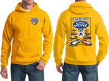 Ford Mustang Hoodie V8 Collection Front and Back - Yoga Clothing for You